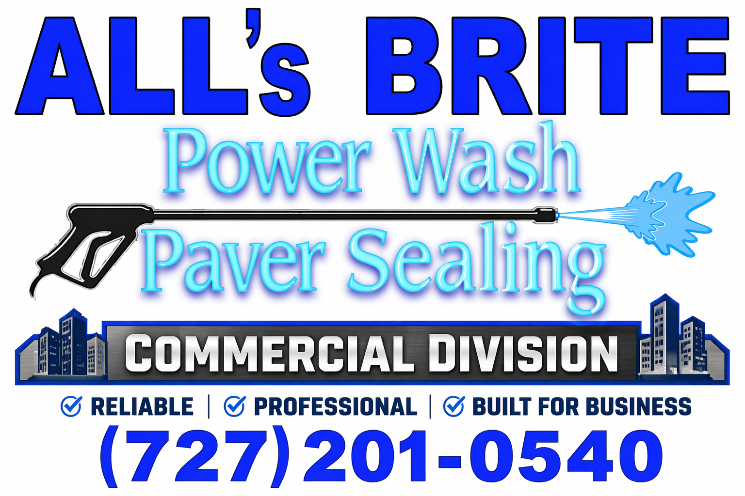Commercial - All's Brite Power Wash & Paver Sealing